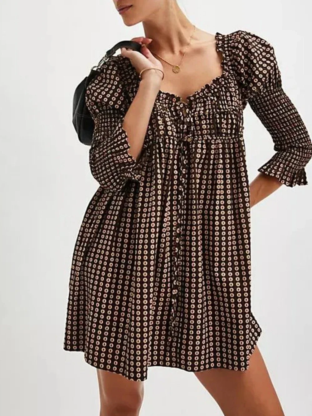 Free People Star Dip Mini Dress Size XS New